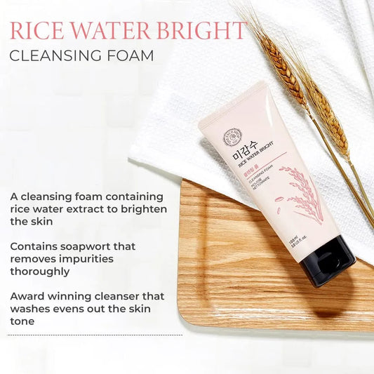 Rice Water Bright Cleansing Set – Korean Skincare Duo