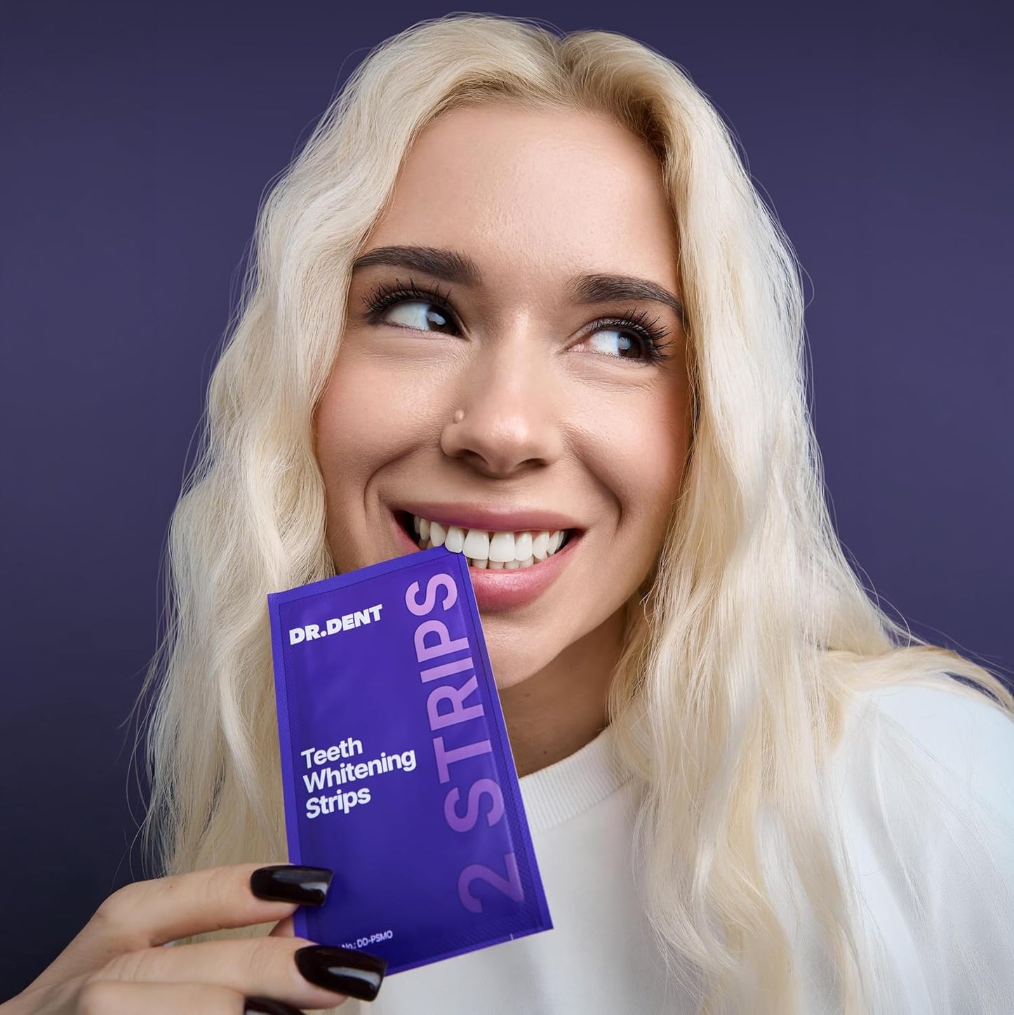 DR.DENT Teeth Whitening Strips – Peroxide-Free Whitening for a Brighter, More Confident Smile